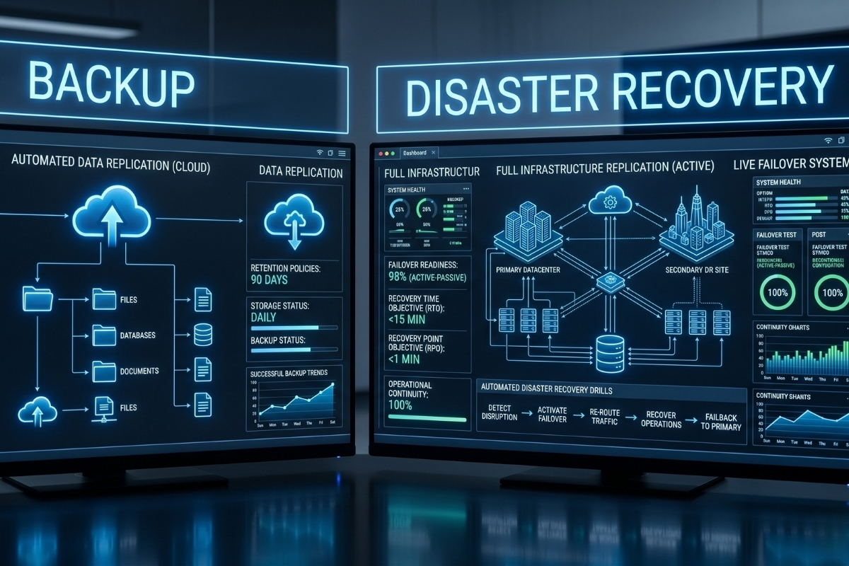 Disaster Recovery vs Backup Why Your Business Needs Both