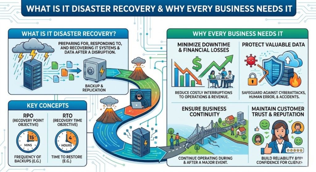 What Is Disaster Recovery and Why Every Business Needs It IT Solutions In KSA